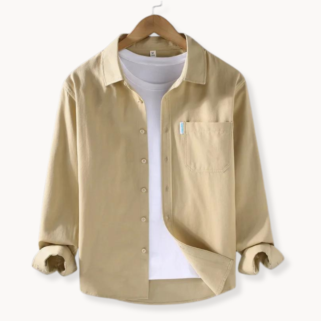 Beckett - Luftige Baumwolle Shirt