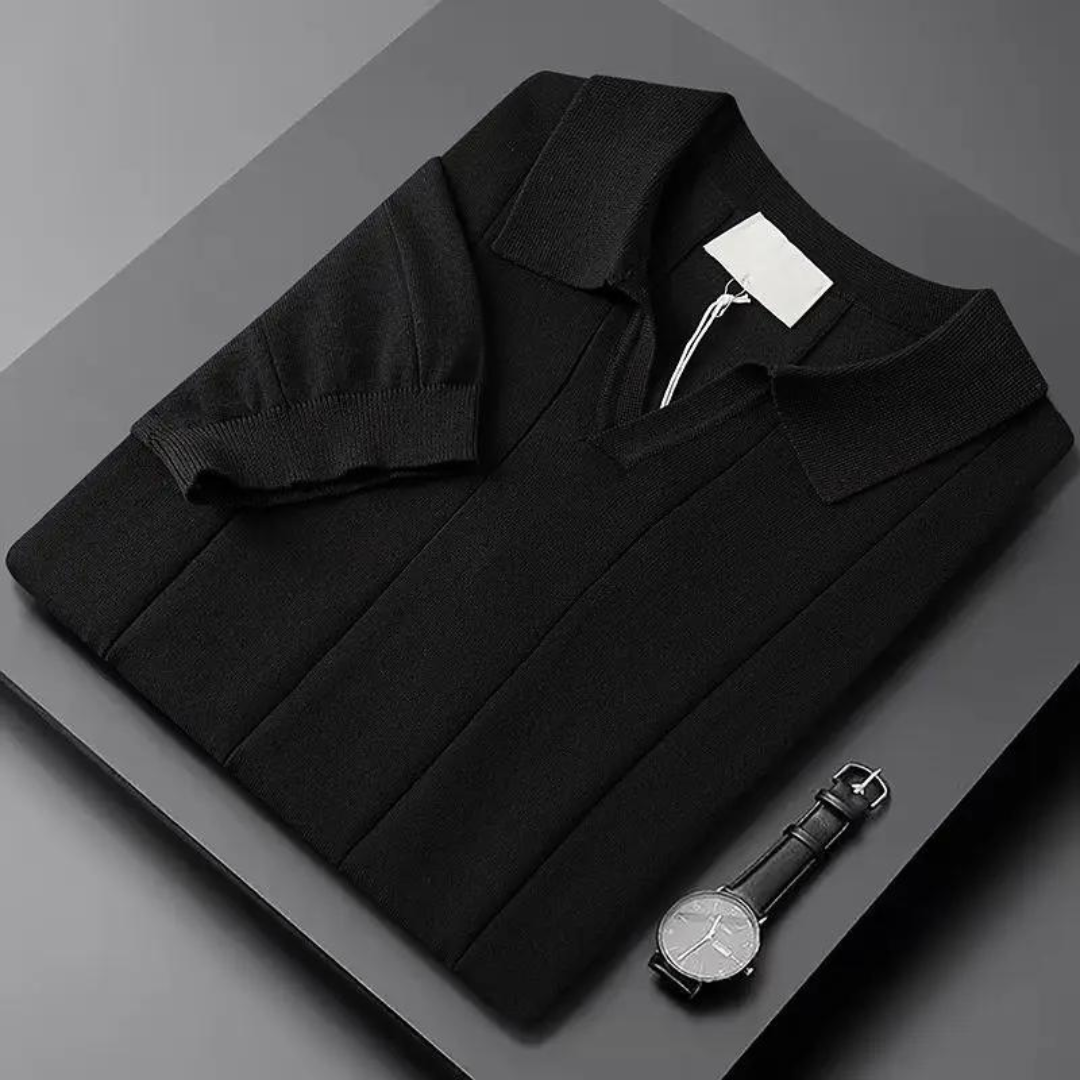 Clarence -  Vintage Eleganz Baumwollpolo
