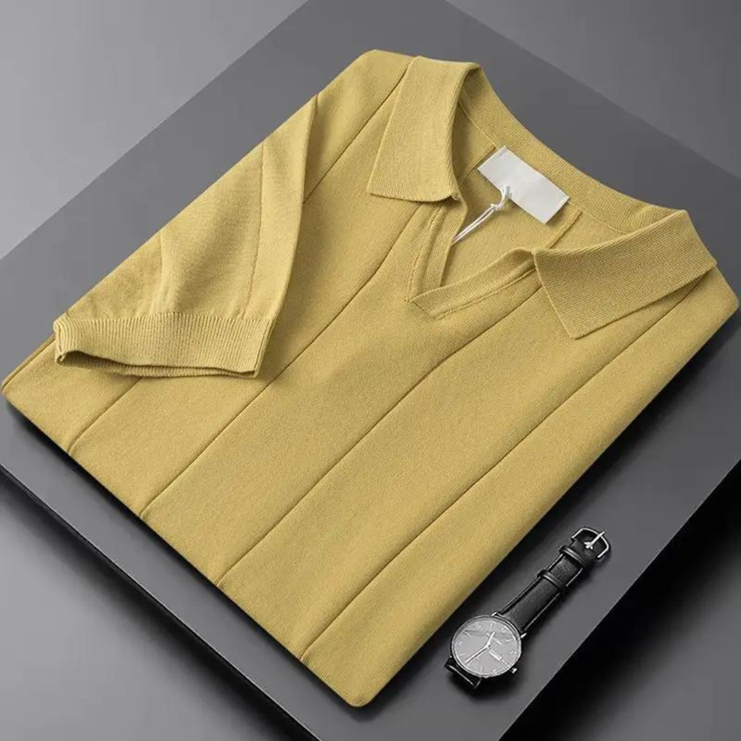 Clarence -  Vintage Eleganz Baumwollpolo