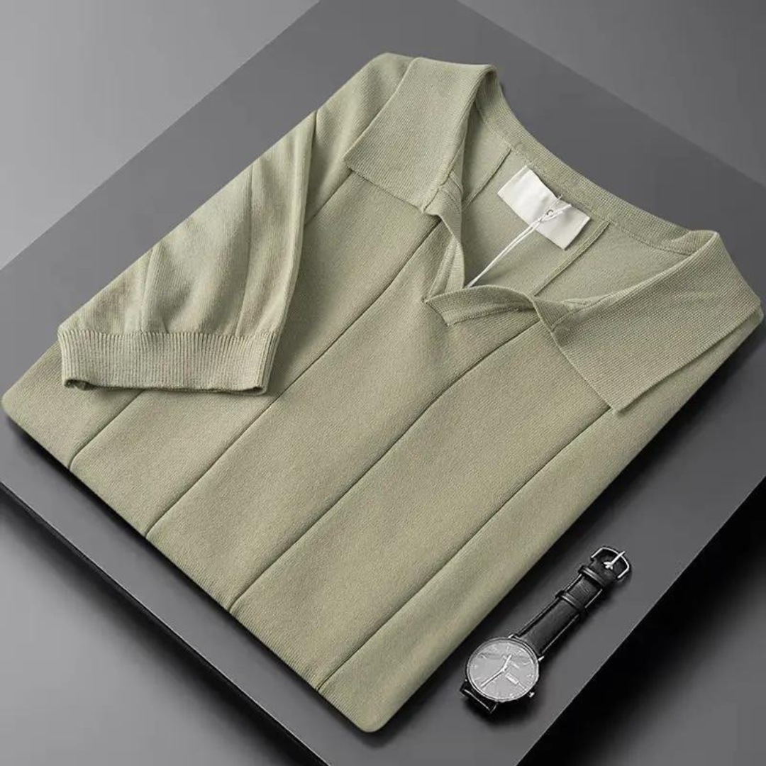 Clarence -  Vintage Eleganz Baumwollpolo