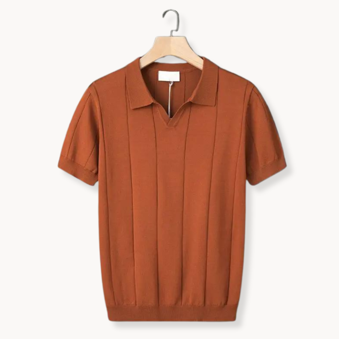 Clarence -  Vintage Eleganz Baumwollpolo