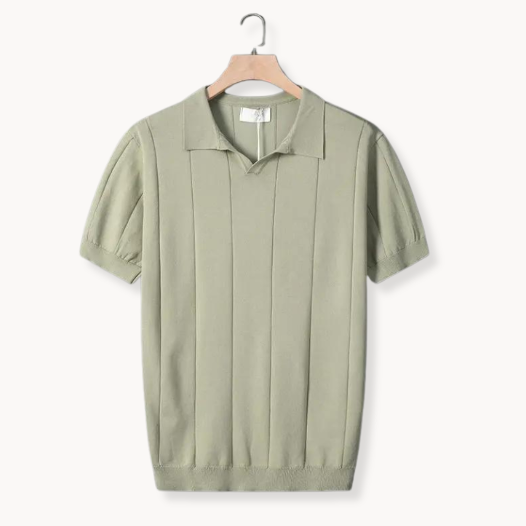Clarence -  Vintage Eleganz Baumwollpolo