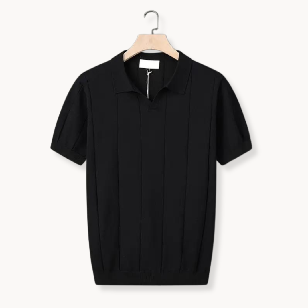 Clarence -  Vintage Eleganz Baumwollpolo