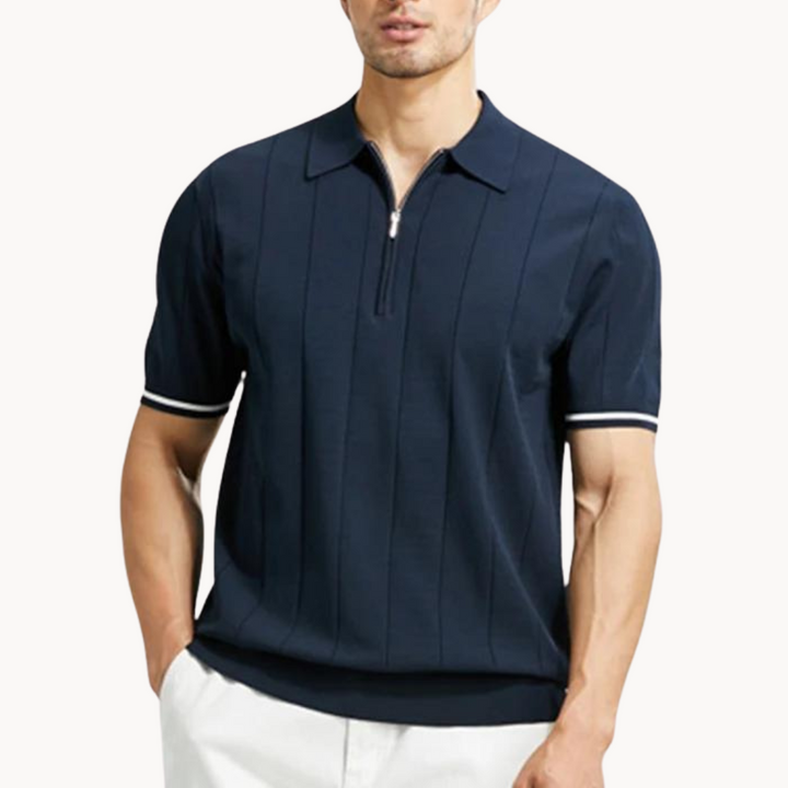 Brandon - Stylish Reißverschluss Polo