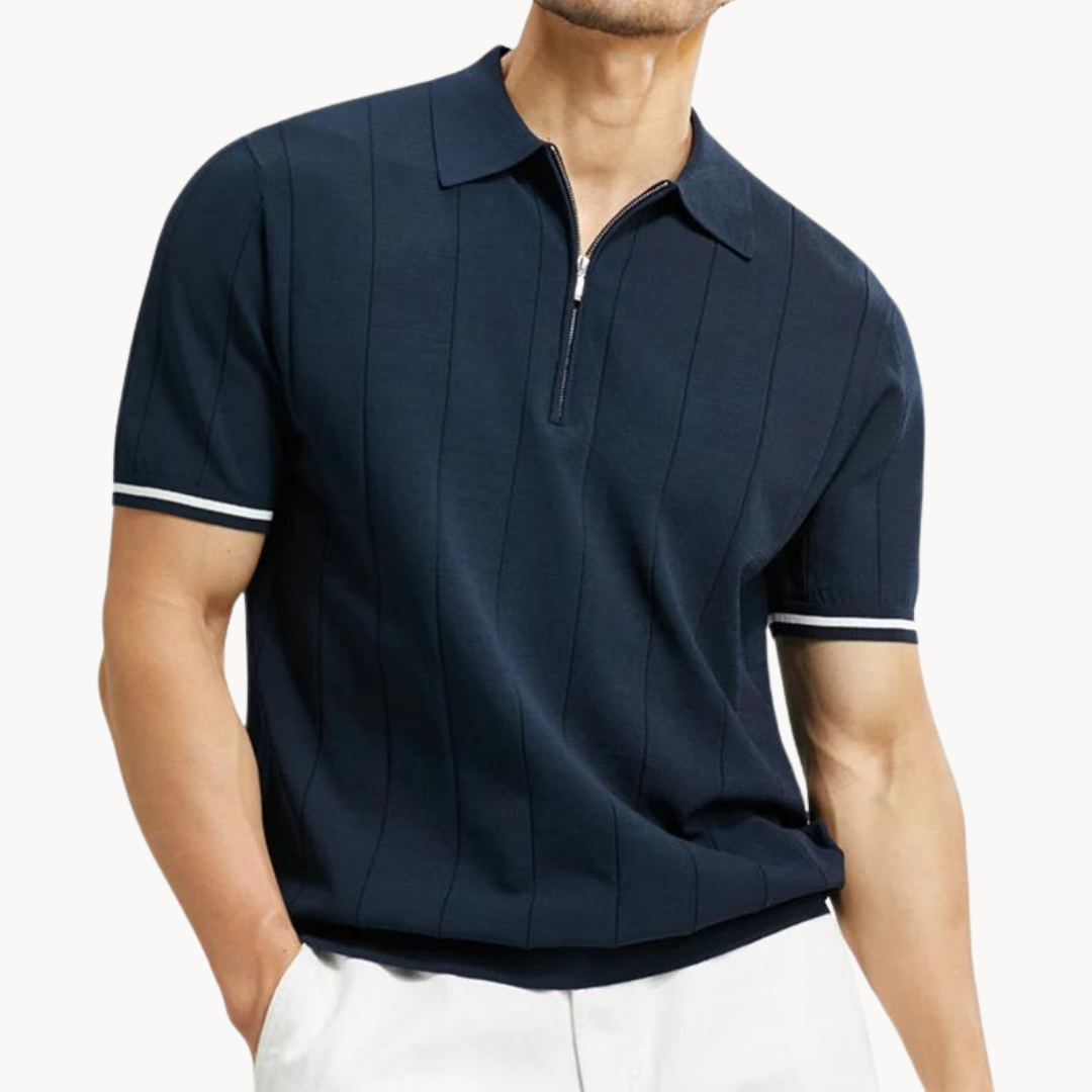 Brandon - Stylish Reißverschluss Polo