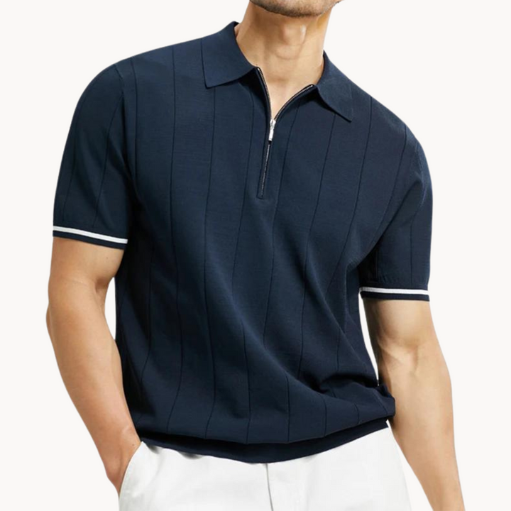 Brandon - Stylish Reißverschluss Polo