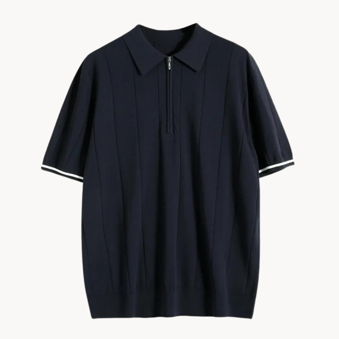 Brandon - Stylish Reißverschluss Polo