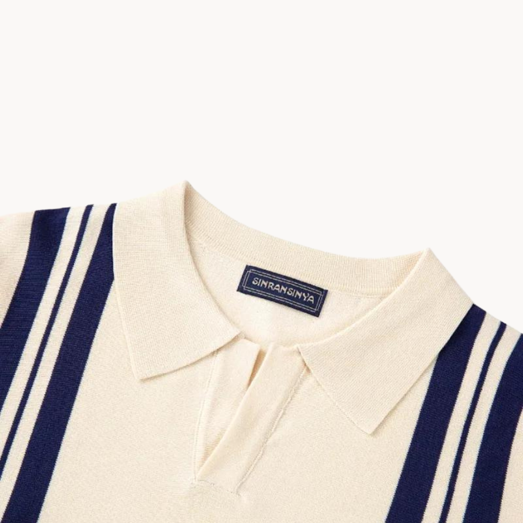 Blake - Elegant Streifen-Polo