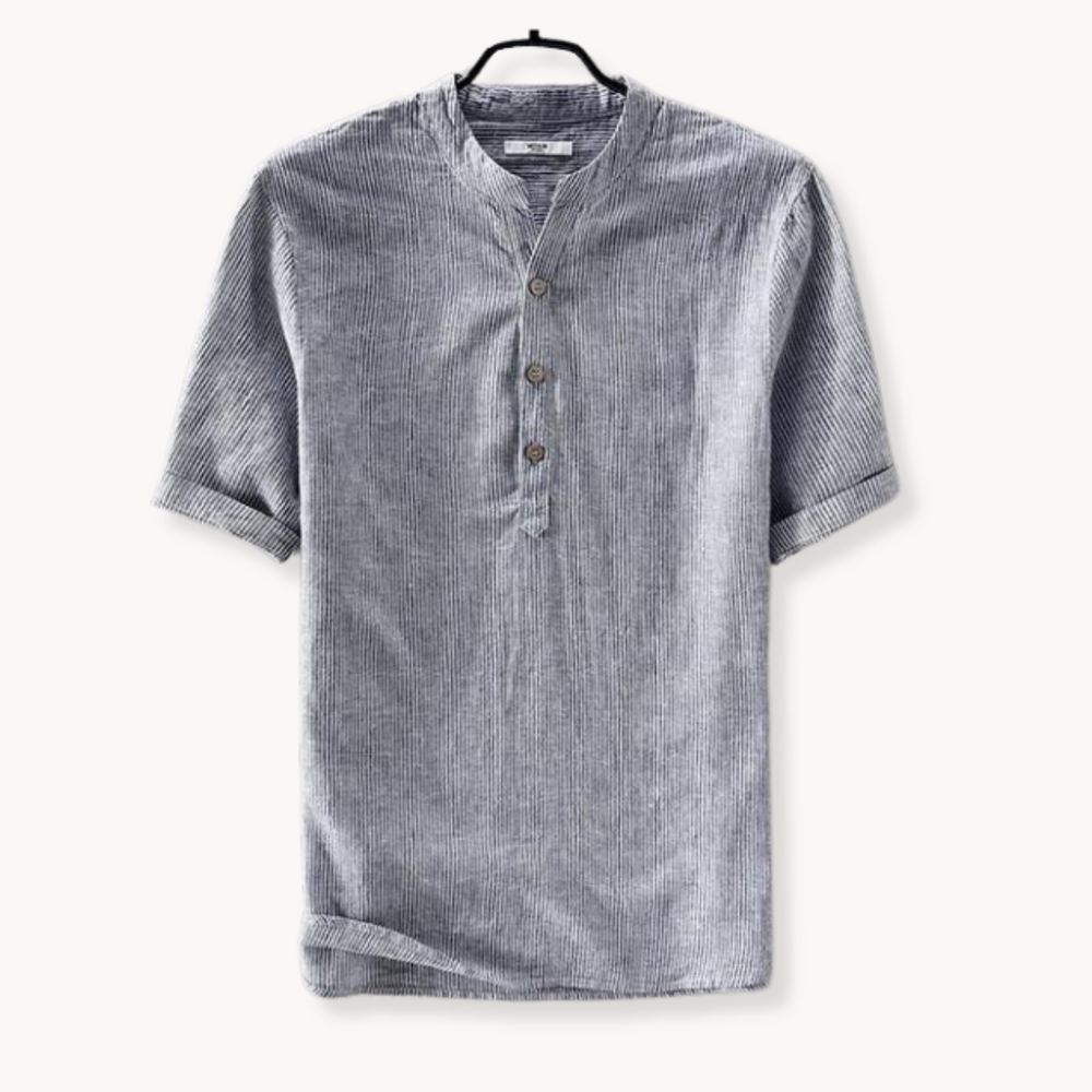 Joaquin - Luxury Gestreiftes Leinenhemd