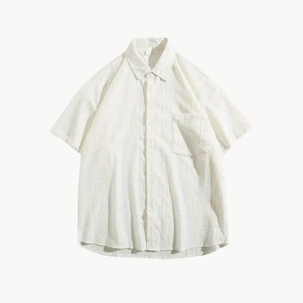 Lorenzo - Übergroßes Knopf Polo