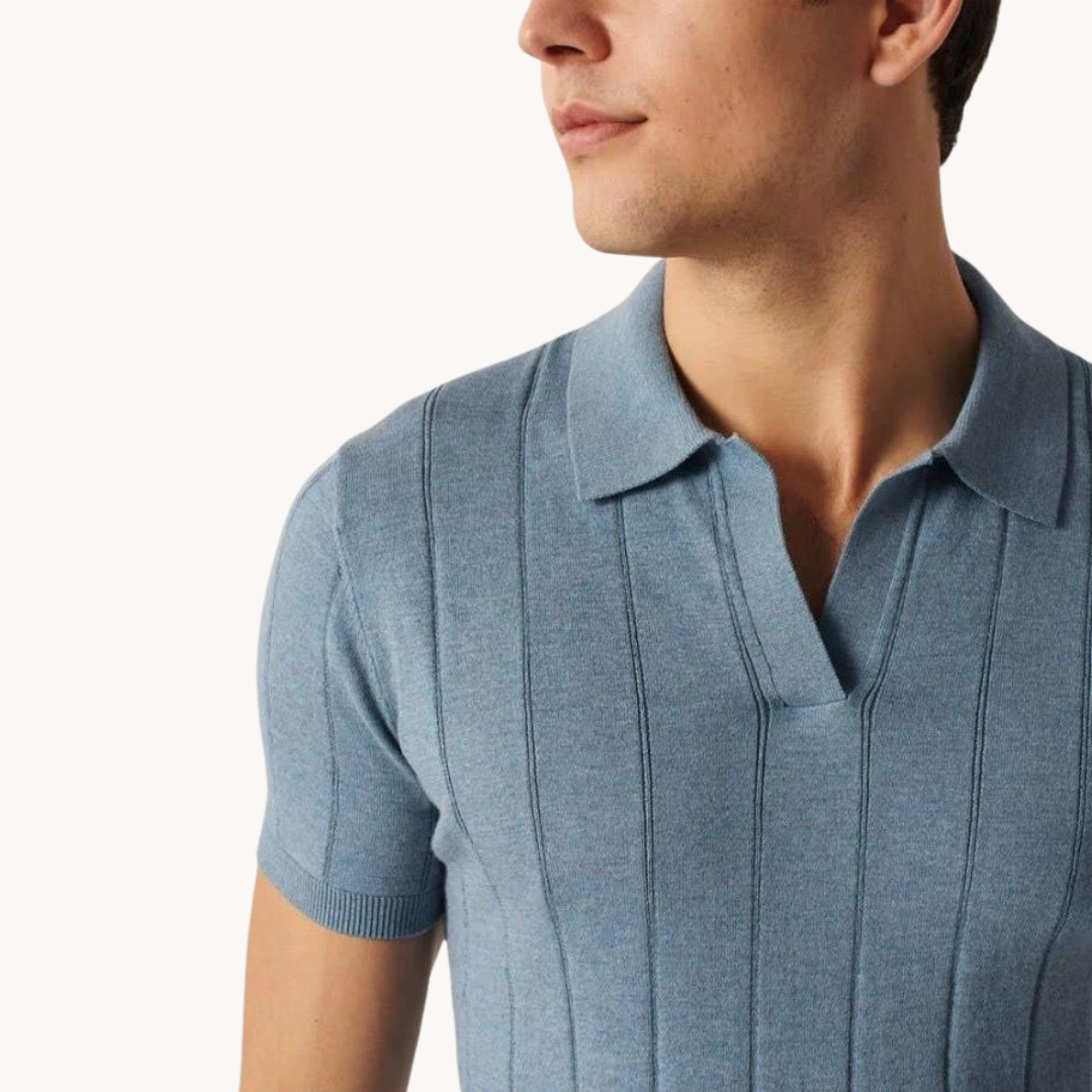 Clarence -  Vintage Eleganz Baumwollpolo