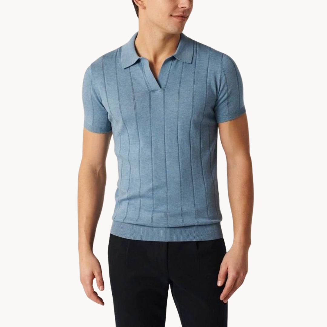 Clarence -  Vintage Eleganz Baumwollpolo