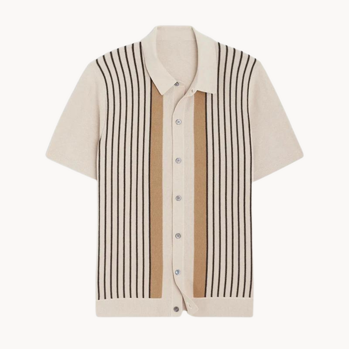 Stephan - Retro Inspiriert Poloshirt