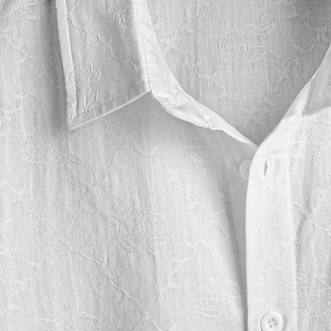 Xander - Baumwoll-Jacquard Poloshirt