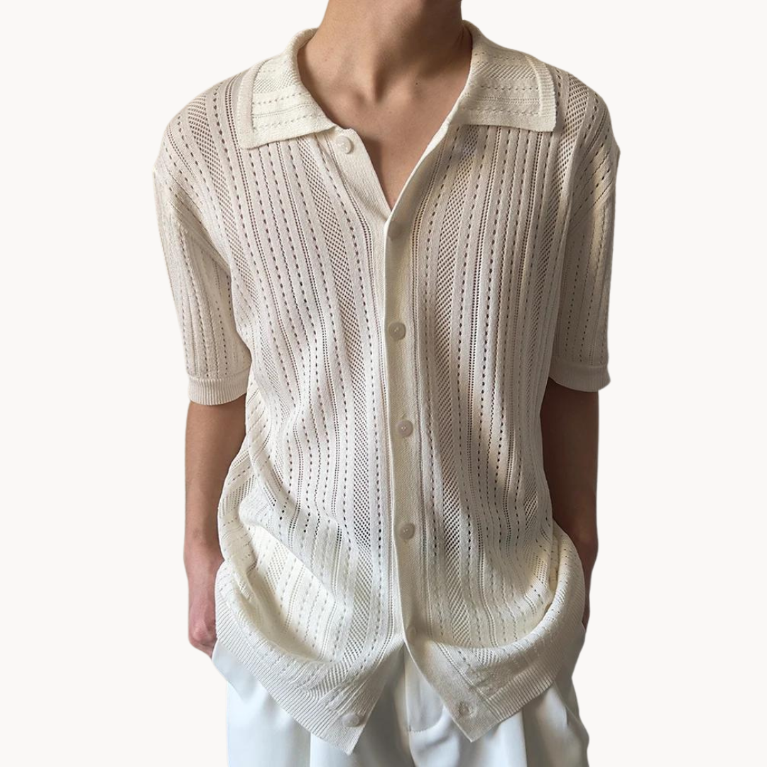 Gaius - Luftig Häkelshirt