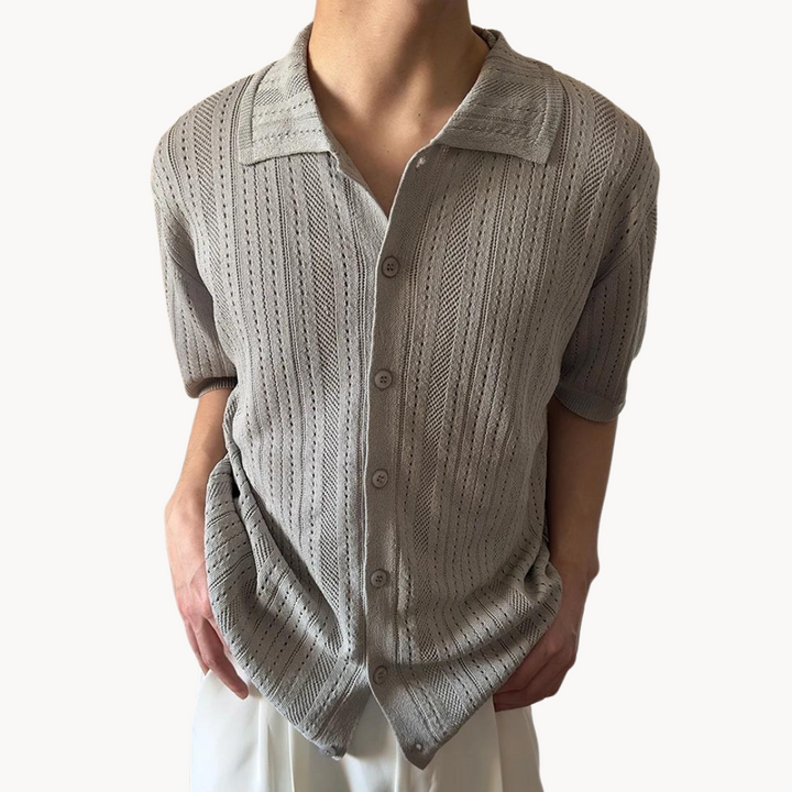 Gaius - Luftig Häkelshirt