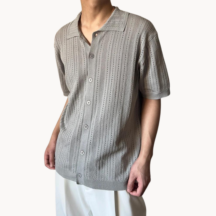 Gaius - Luftig Häkelshirt