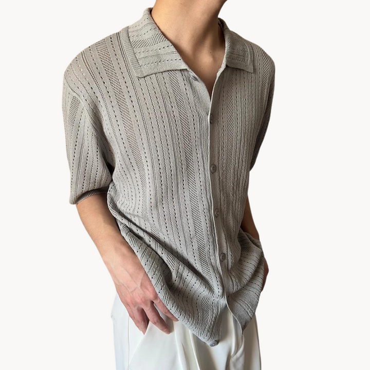 Gaius - Luftig Häkelshirt