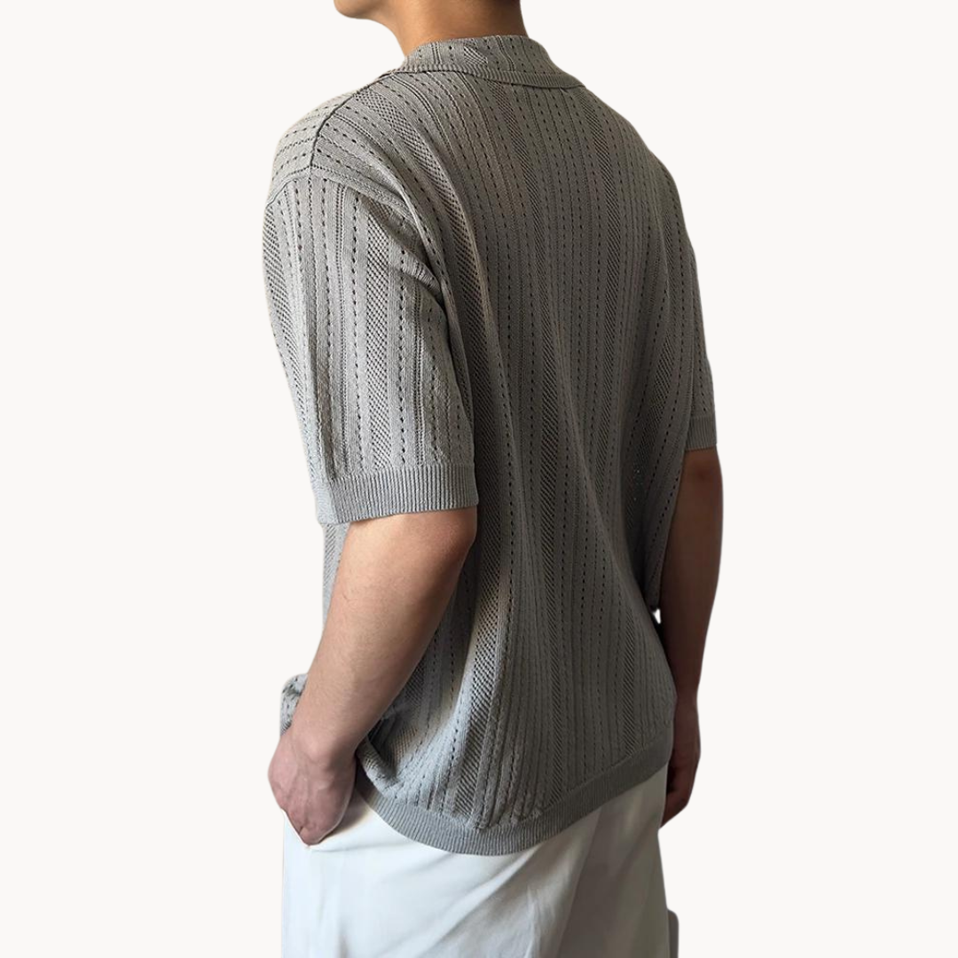 Gaius - Luftig Häkelshirt