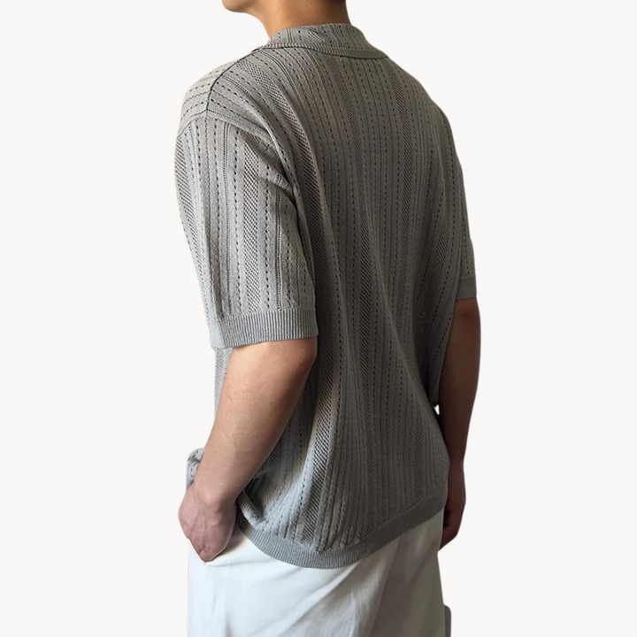 Gaius - Luftig Häkelshirt