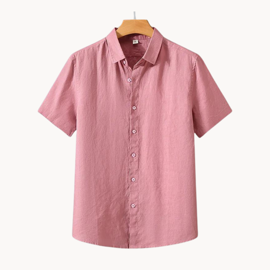 Halston - Leinen Button-Down  Hemd