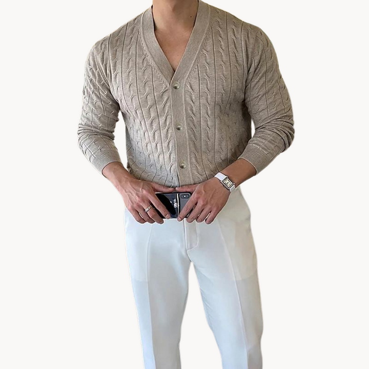 Camden - Kabel Strickjacke