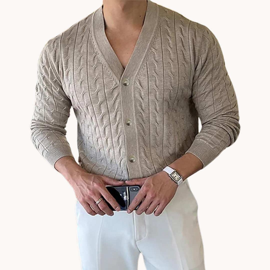 Camden - Kabel Strickjacke