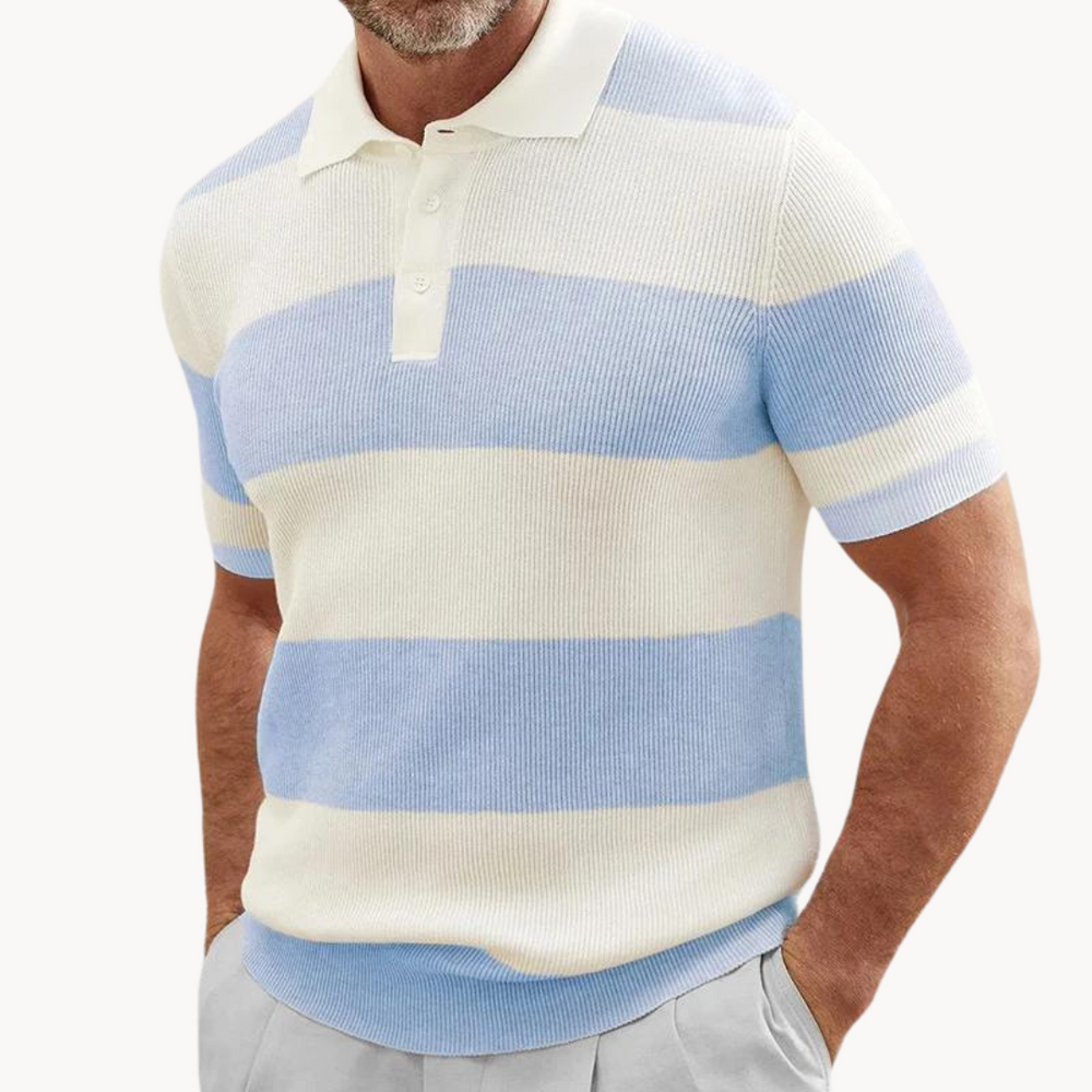 Martin - Gestricktes Streifen Polo