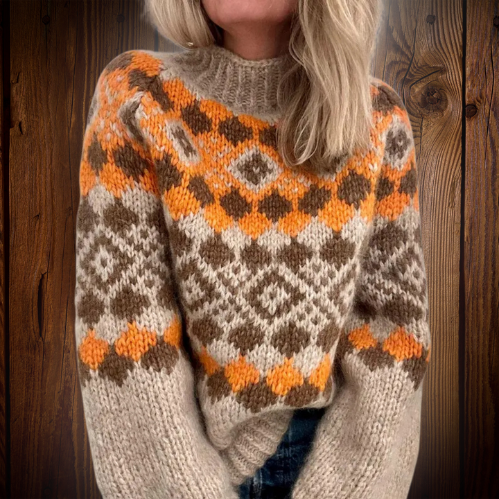 Brownie - Pullover mit Rundhalsausschnitt