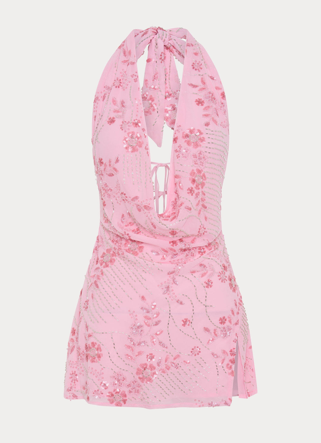 Cinzia – Bestickten Mini-Kleid