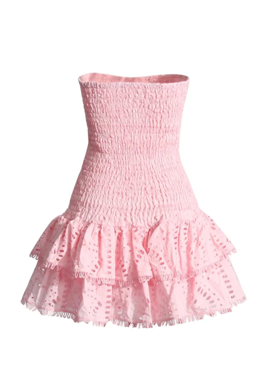 Victoria | Trägerloses Minikleid