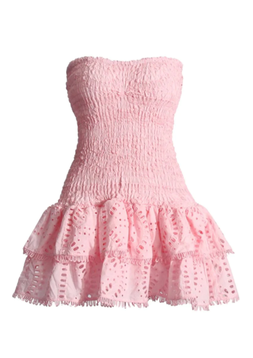 Victoria | Trägerloses Minikleid