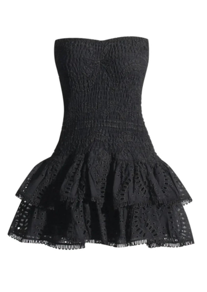 Victoria | Trägerloses Minikleid