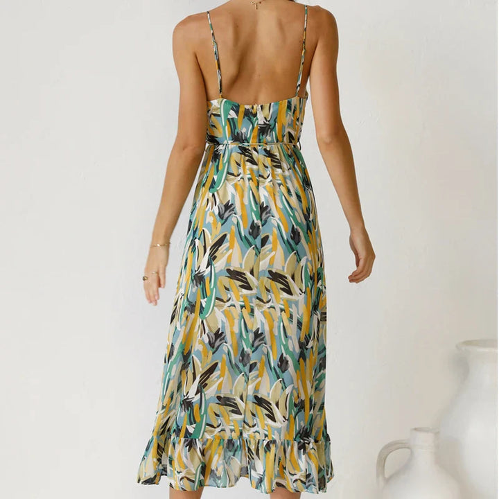 Clara™ | Elegantes Bedrucktes Maxikleid