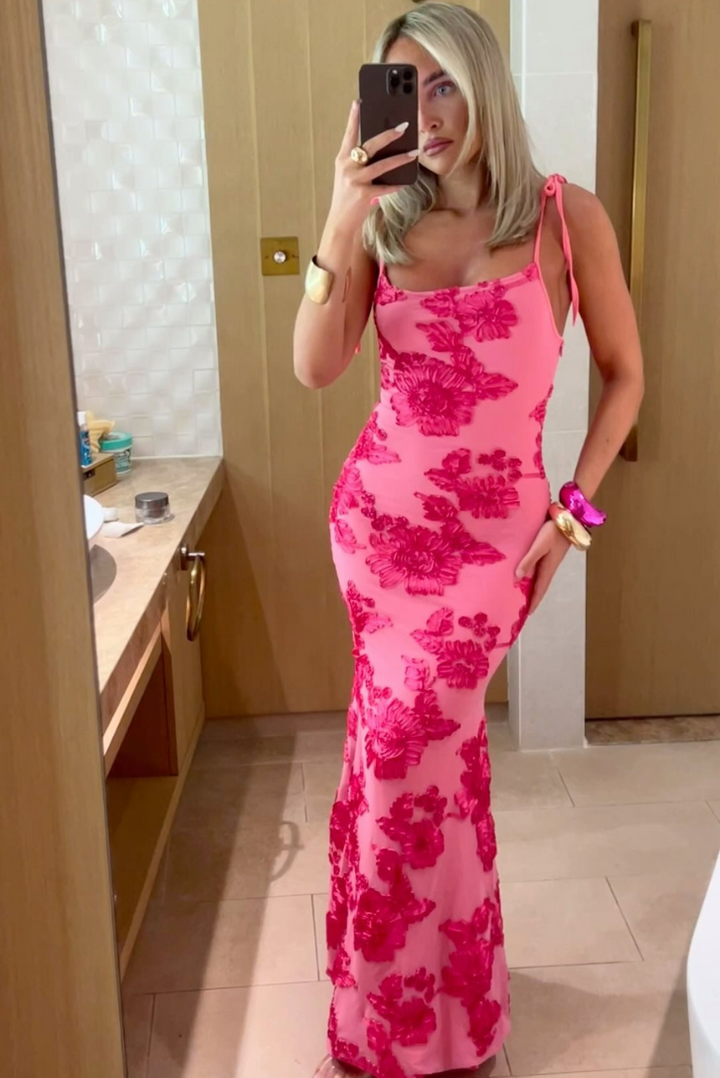 Thea | Maxikleid mit Blumenmuster