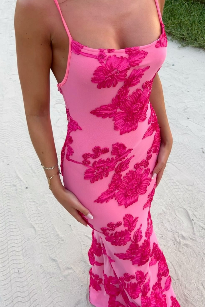 Thea | Maxikleid mit Blumenmuster