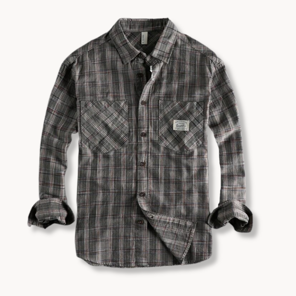 Griffin -  Kariertes Flanellhemd