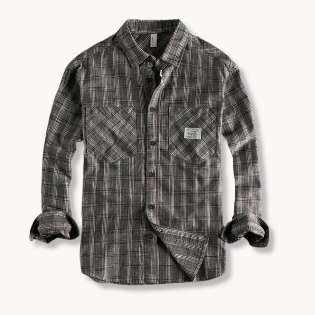 Griffin -  Kariertes Flanellhemd