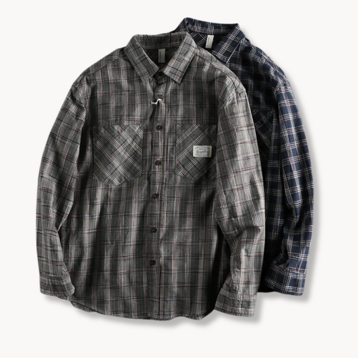 Griffin -  Kariertes Flanellhemd
