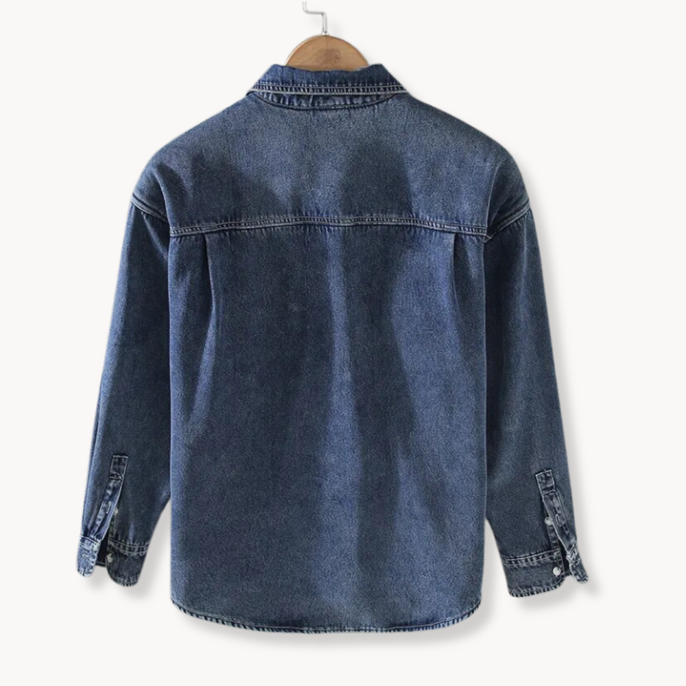 Finnian - Stylish Gefüttertes Jeanshemd
