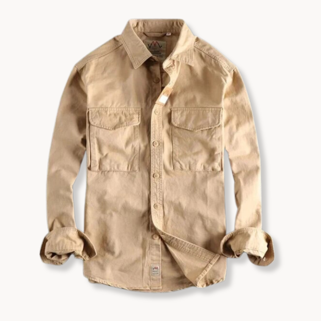 Faelan - Stylish Canvas-Shirt