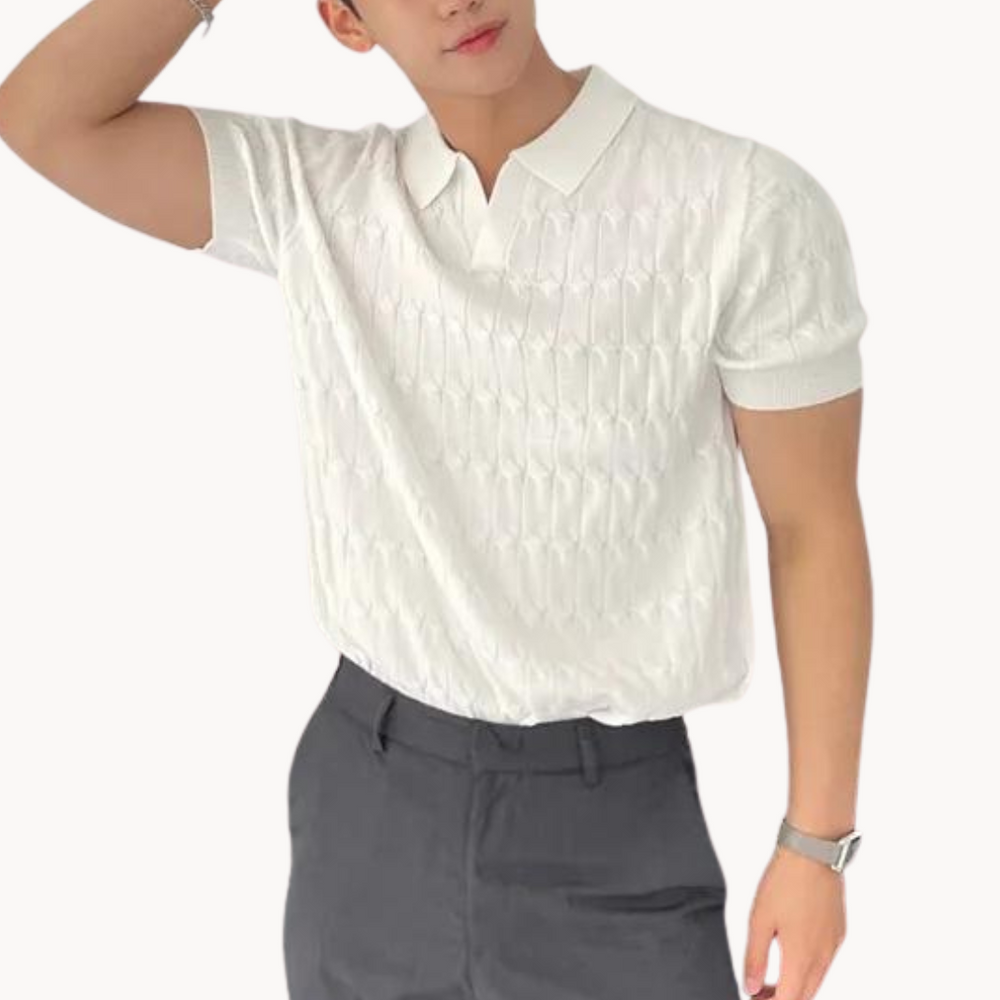 Granville - Klassisches Strick Poloshirt