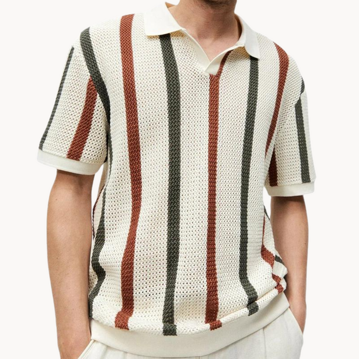 Clement - Gestreiftes Poloshirt mit lockerer Passform