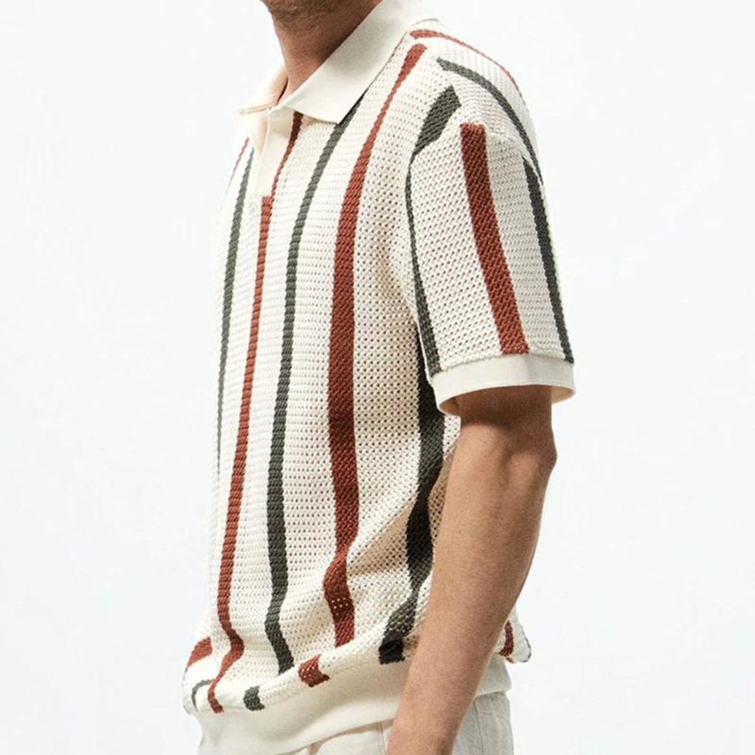 Clement - Gestreiftes Poloshirt mit lockerer Passform