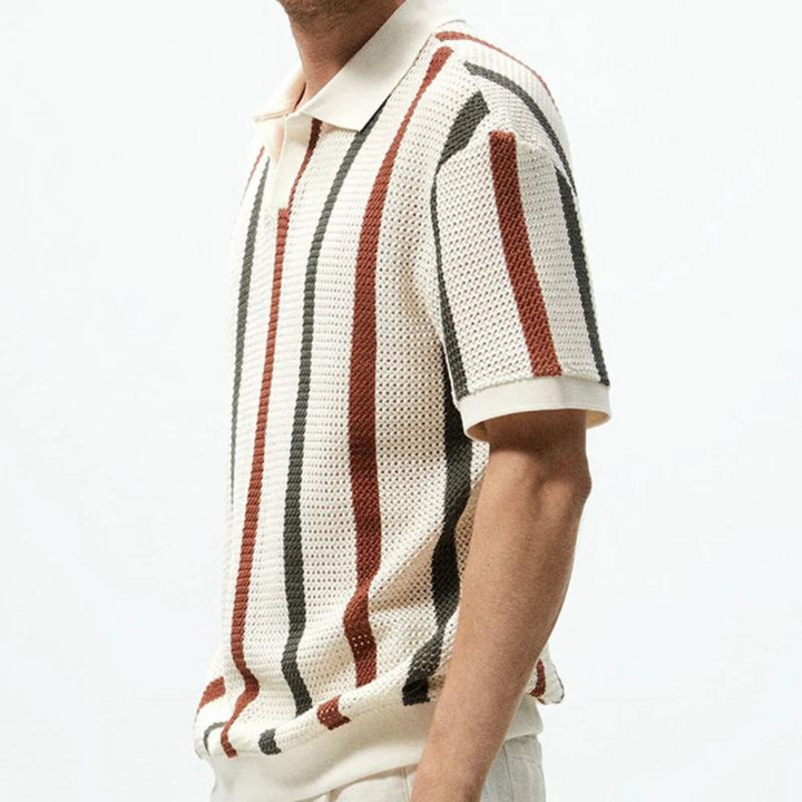 Clement - Gestreiftes Poloshirt mit lockerer Passform