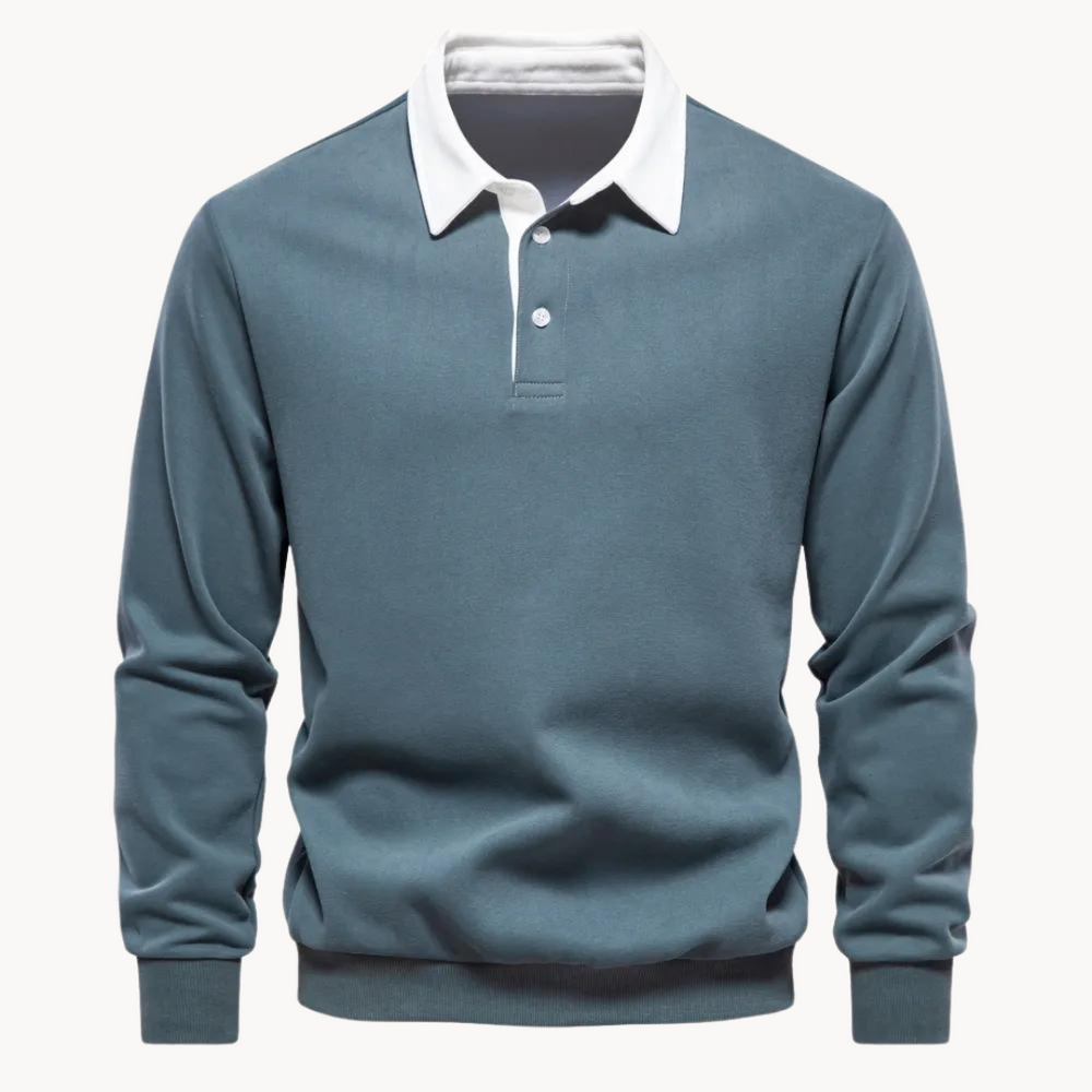 Augustus - Lässiges Craft Polo Sweatshirt