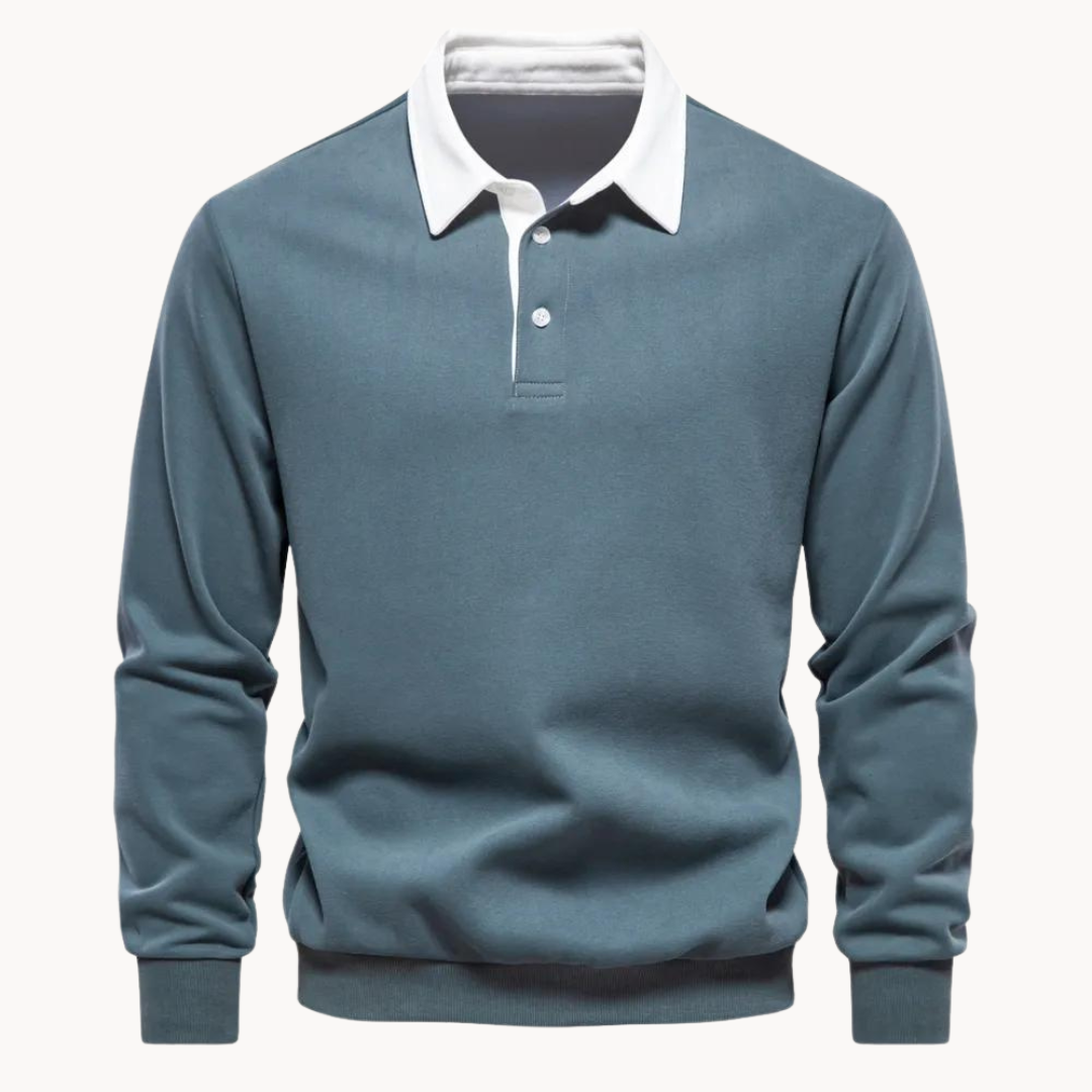 Augustus - Lässiges Craft Polo Sweatshirt