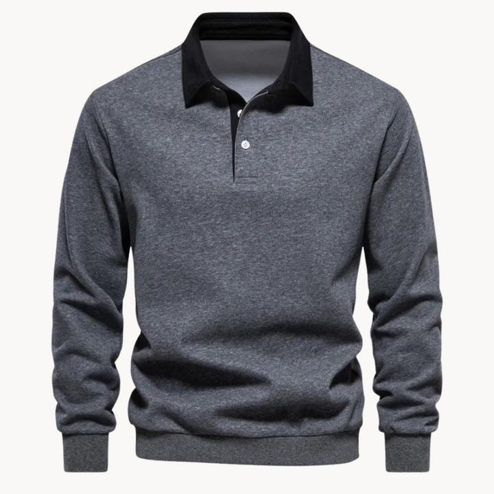 Augustus - Lässiges Craft Polo Sweatshirt