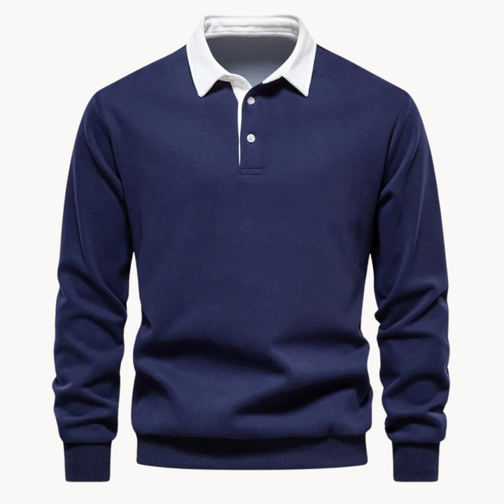 Augustus - Lässiges Craft Polo Sweatshirt