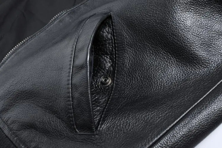 Oslo - Leder Bomberjacke